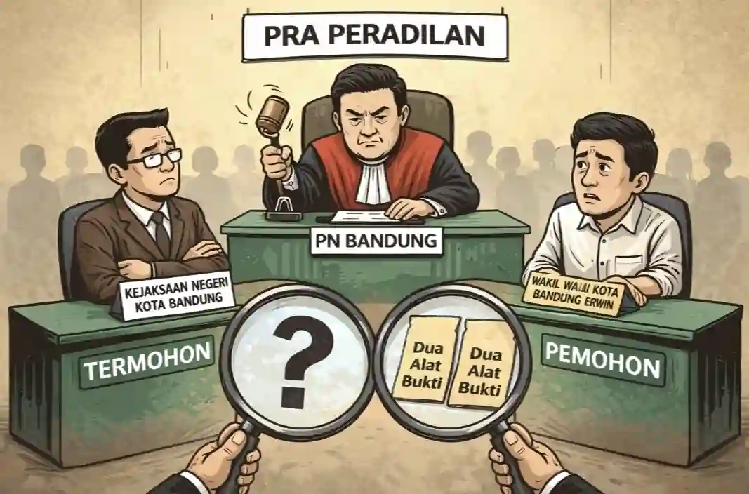 Sidang Praperadilan Wakil Walikota Bandung dengan termohon Kejari Bandung akan digelar di PN Bandung besok
